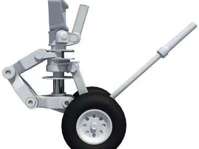 Landing Gear V5 3D model