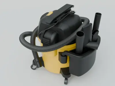 DeWalt Vacuum Cleaner 9 Gallon   3D model