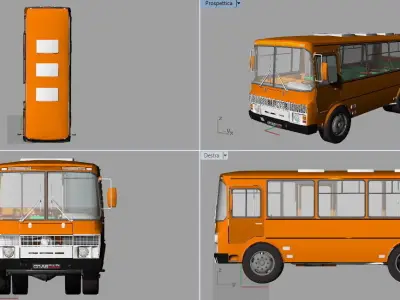 Autobus school bus Free 3D model