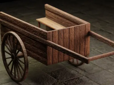Two wheeler 3D model