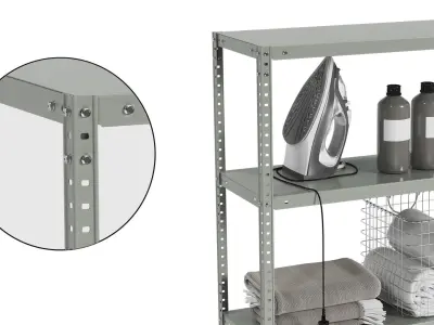 Metal Shelving 3D model
