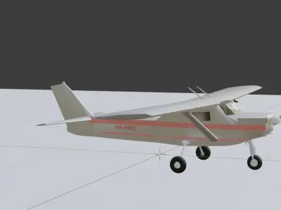 Cessna 152 Model 3D model