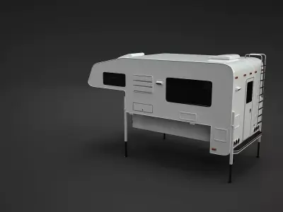 Camper Truck Top 3D model