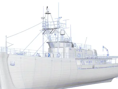 Calypso - Blender - FBX - OBJ - 3DS - DEA 3D model