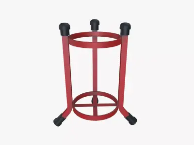 Fire extinguisher Stand Low-poly 3D model