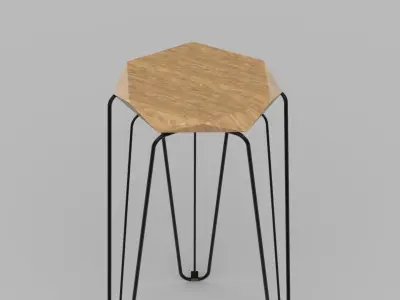 high chair 3D model