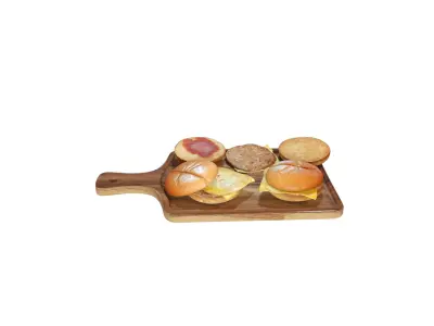 Cheeseburger Set 3D model