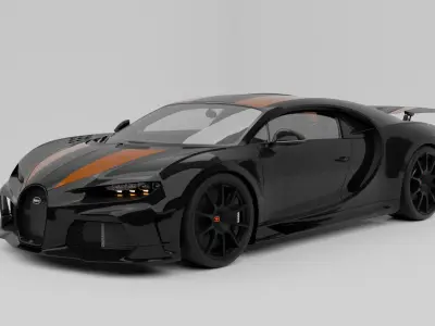 Bugatti Chiron Supper Sport 330Hp Free 3D model