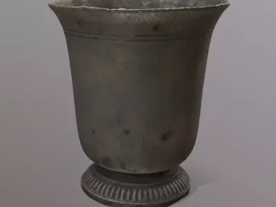 pewter goblet 3D model