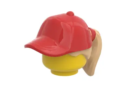 TwindBricks3D - Minifigure Hair pack 14 3D print model