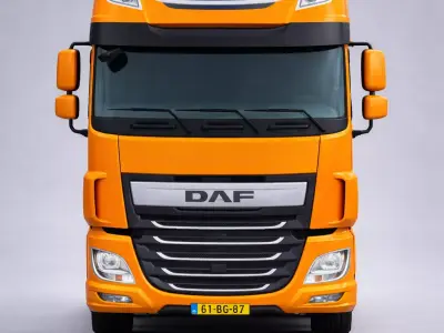  Low-Poly truck Low-poly 3D model