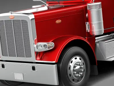 Peterbilt 389 Sleeper Cab 2015 3D model