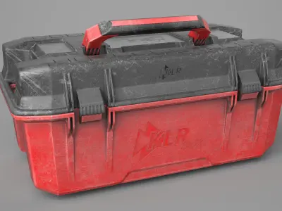 Game Ready Tool Box Low-poly 3D model
