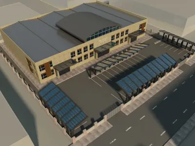 Public Center -2 3D model