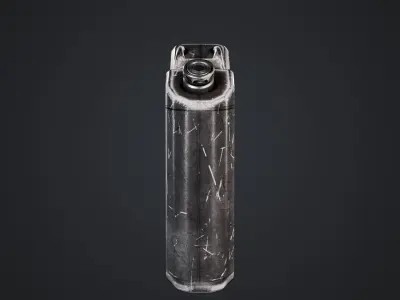 Fuel Can Low-poly 3D model
