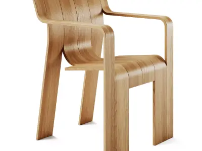 Strip chair by Gijs Bakker Castelijn 3D model