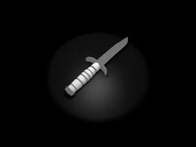 knife sword Free 3D model