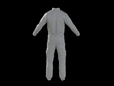 Military Uniform middle east Camouflage 3D model