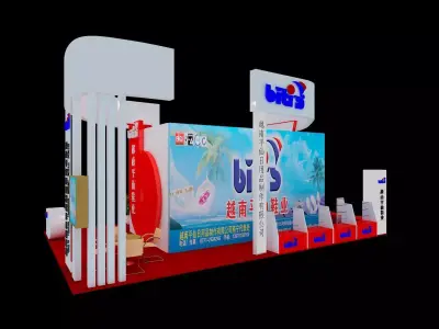 Exhibition - Area - 9X6-3DMAX2009-055 3D model