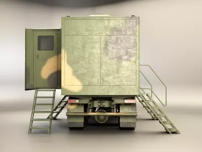 Generic Military Command Truck 3D model
