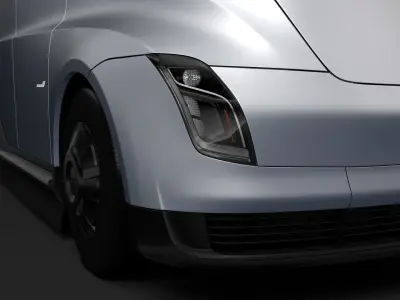 Tesla Semi 3axis 2018 3D model