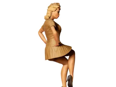 N6 Pin-up girl 3D print model