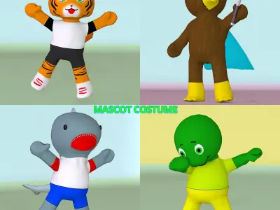 Mascot Costume 3D model