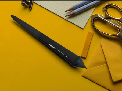 Wacom Pen 3D Model Detailed   3D model