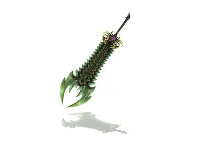 Scorpio Greatsword Low-poly 3D model
