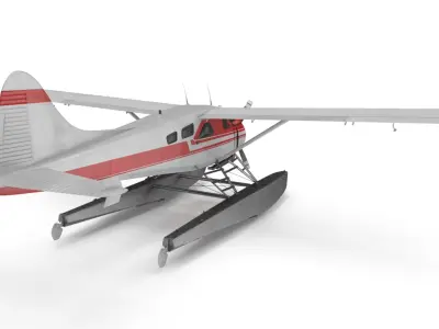 Seaplane 3D model buy