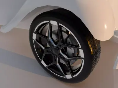 Vintage Classic Car 3D Model High Detail Vehicle 3D model
