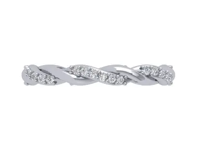 Infinity Wedding Band 3D print model