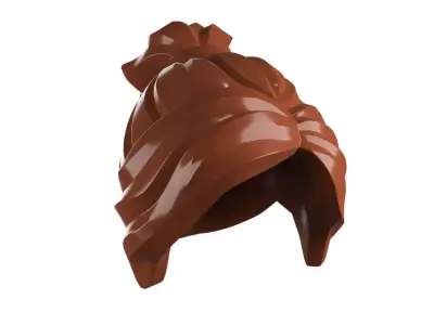 Custom3Dprint Minifigure Accessory - Minifigure Hair S2 - 070 3D print model