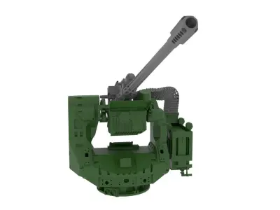 Sentinel RWS Remote Weapon Station turret 3D model