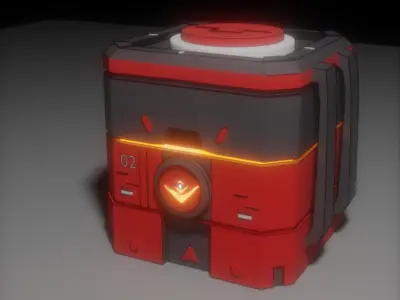 SiFi Contener Asset For Pesonal Use And More 3D model