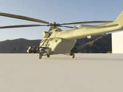 Sikorsky UH-60 Black Hawk plus 7 Skins 3D model Low-poly 3D model
