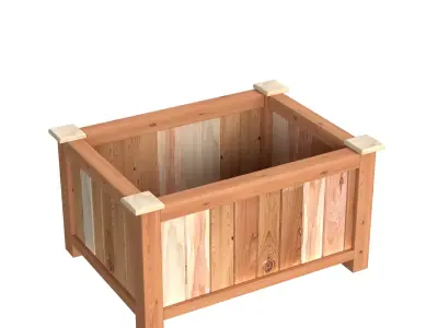 AnNam Wood Crate 3D model