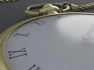 Pocket Watch 3D model buy