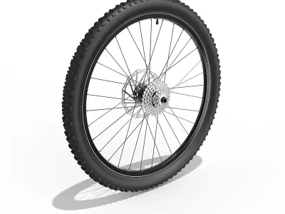 Bicycle Back Wheel 27-5 inch 3D model