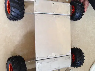 4WD Robot Bulding Free 3D model