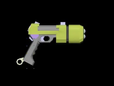 gun 3ds max 2021 fbx stl obj 3D model