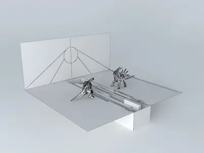 primal battle Free 3D model