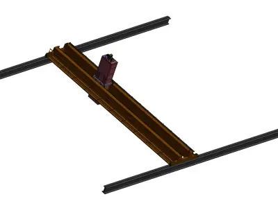 Gantry-type Mine Sampling Machine 3D model