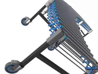 Roller Conveyor 3D model buy