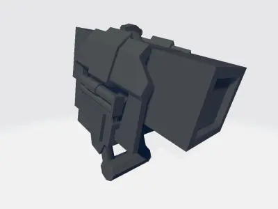 Head Lamp - Flashlight Low-poly 3D model