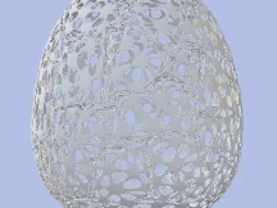 AI-generated 3D volcano lava dragon egg Free low-poly 3D model