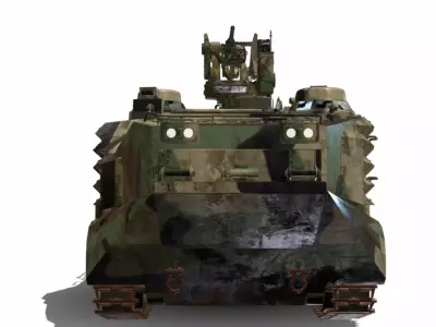 AAV7A1 U S MARINE Low-poly 3D model