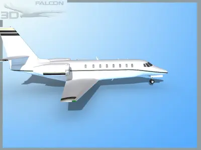 Falcon3D Citation Sovereign C680 FS01 3D model