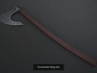 Assortment of Axes 3D Model Collection