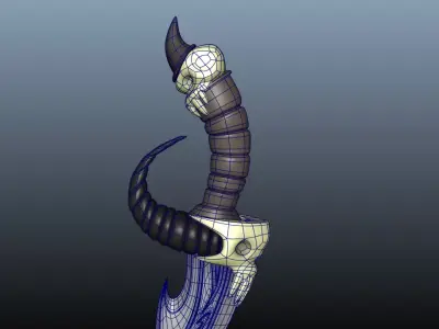 Stylized Swords low-poly 3d model Low-poly 3D model